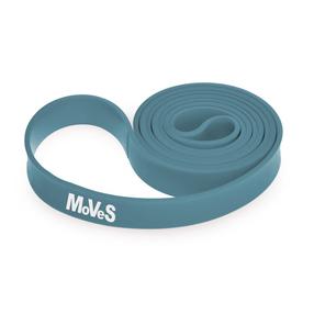 Pasipriešinimo guma Moves Band, 104 - 208 cm x 4 cm, mėlyna sp.