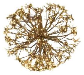 Dekoracija "Kamuolys" Finnlumor su LED apšvietimu, 50 cm, 50 cm, juoda sp.