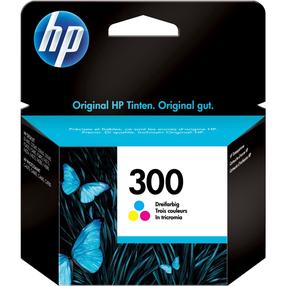 Rašalinio spausdintuvo kasetė HP 300, mėlyna sp./raudona sp./geltona sp.