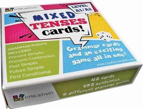 Kortų žaidimas Creativo Mixed Tenses Level A1/A2 381059, EN