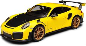  Žaislinis automobilis Maisto Porsche 911 GT2 RS 31523, juoda sp./geltona sp.