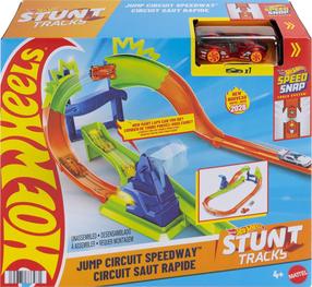 Automobilių trasa Mattel Hot Wheels Stunt Jump Circuit Speedway JHK74, įvairių spalvų