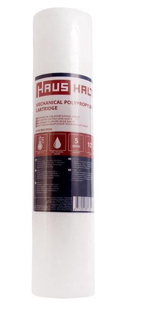 Filtreerimiskassett mehhaanilise puhastuse Haushalt PP-10A, polüpropeen, 10", 5 mikronit