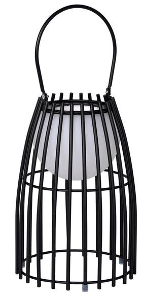 Настольный светильник для улицы Lucide Fjara, 0.3Вт, LED, IP44, черный цв., 17.5 см x 40 см