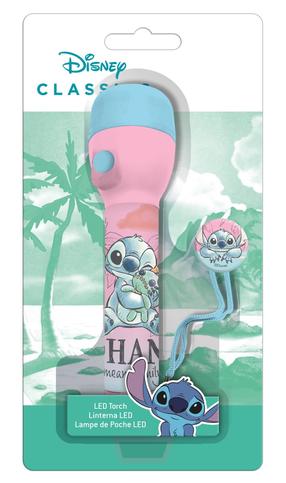 Interaktiivne mänguasi taskulamp Disney Disney Stitch, 16 cm, roosa v./helesinine v.