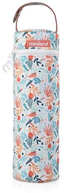 Gertuvės dėklas Miniland Thermibag Mediterranean, 500 ml, 0 mėn., aliuminis, mėlyna sp./balta sp./oranžinė sp.