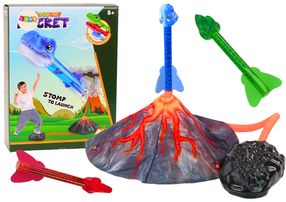 Уличная игрушка, игрушечная ракетная установка Dinosaur Rocket, многоцветный