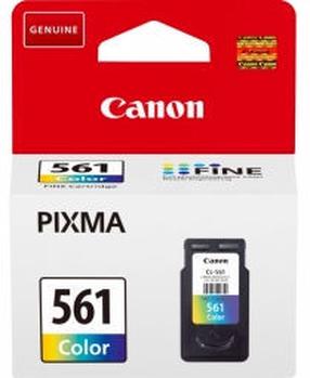 Spausdintuvo kasetė Canon CL-561, geltona/mėlyna/purpurinė (magenta), 8.3 ml