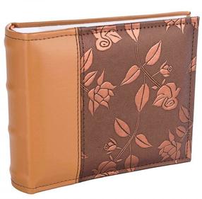 Альбом для фотографий Victoria Collection B 10x15/100M Flower, коричневый цв.
