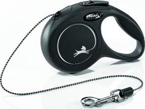 Automātiskā pavada Flexi New Classic 22429, melna krās., XS
