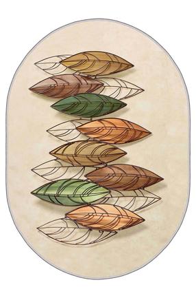Kilimas vidaus Conceptum Hypnose HMNT906, ruda sp./smėlio sp./žalia sp., 100 cm x 60 cm