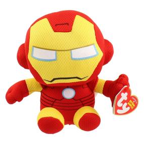 Mīkstā rotaļlieta Meteor Marvel Iron Man, sarkana krās./dzeltena krās., 15 cm