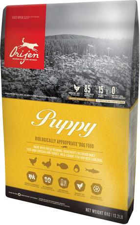 Kuiv koeratoit Orijen Puppy, kalaliha/kanaliha/kalkun, 11.4 kg