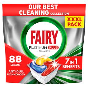 Tabletes trauku mazgājamajai mašīnai Fairy Platinum Plus All in One, 88 gab.