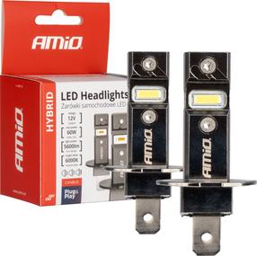 Auto spuldze AMiO Hybrid 04113, led, balta krās., 12 V
