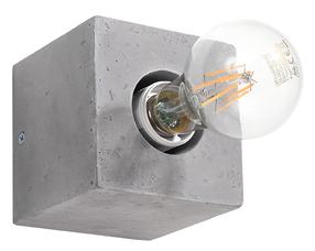 Šviestuvas sieninis Sollux Ariz 5903282706811, E27, 1 x 60 W, pilka sp. / pilka sp.