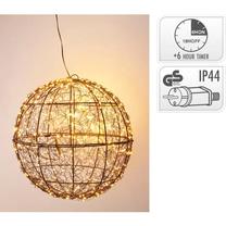 Dekoratyvinis metalinis rutulys LED