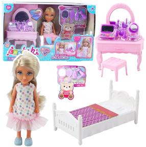 Lėlė su priedais Lean Toys Ankiki Adorable, 13 cm, įvairių spalvų
