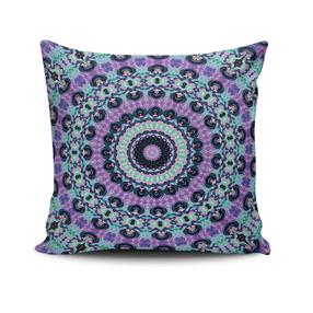 Dekoratyvinės pagalvėlės užvalkalas Mioli Decor MANDALA-06, įvairių spalvų, 43 cm x 43 cm