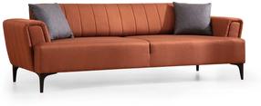 Sofa-lova Atelier Del Sofa Hamlet, raudona sp., 230 x 95 cm x 77 cm