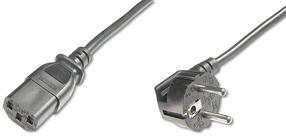 Kabelis Digitus Power Cord AK-440100-018-S CEE 7/7 plug, IEC C13, 1.8 m, juoda sp.