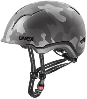 Rulluisutaja kiiver Uvex 9, 53-57 cm, helehall v./tumehall v.