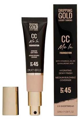 CC krēms Dripping Gold Cc Me In, SPF 45, shortbread krās., 2.5, 32 ml