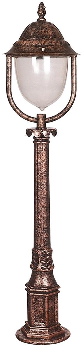 Pastatomas lauko šviestuvas Opviq BSU-68212-BKR-M2-B, 60W, E27, IP65, bronzos sp./ruda sp., 30 cm x 115 cm