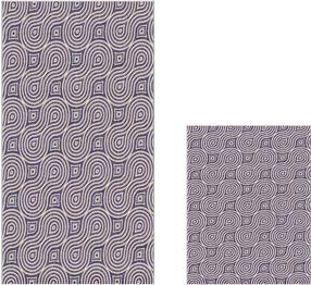 Vonios kilimėlių rinkinys Foutastic 510605, įvairių spalvų/smėlio sp., 150 cm x 60 cm