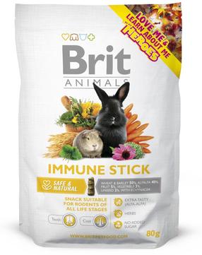 Лакомство для грызунов Brit Animals Immune Stick, для грызунов, 0.08 кг