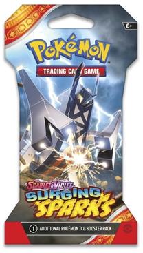 Kortų žaidimas Pokemon TCG Scarlet & Violet 8 Surging Sparks Sleeved Booster, EN