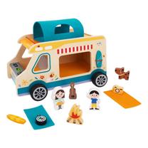 Figūrėlių rinkinys, su priedais Tooky Toy Camping, 13 vnt., įvairių spalvų