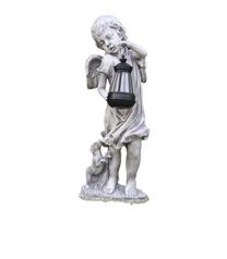 Sodo dekoracija "Angelas" NF19228, 20.2 cm x 19 cm x 50 cm, pilka sp.