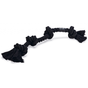 Žaislas šuniui, virvinis Beeztees FlossyRope Knots 641316, juoda sp., 3