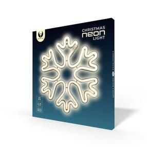 Ziemassvētku rotājumi Forever Light Neon FLNE20 ar LED apgaismojumu, balta krās.