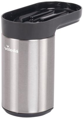 Kriauklės organizatorius - dėklas Vileda Easy Kitchen, 15.7 cm x 8.2 cm x 14.5 cm, plastikas/plienas, sidabro sp./pilka sp.