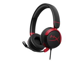 Vadu spēļu austiņas bērniem HyperX Cloud Mini 7G8F4AA, melna krās./sarkana krās.