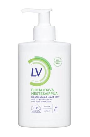 Šķidrās ziepes LV Biodegradable Sensitive, nav smaržas, 300 ml