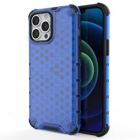 Telefoni ümbris Hurtel Honeycomb, sinine v., Apple