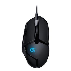 Vadu spēļu pele Logitech G402 Hyperion Fury, melna krās.