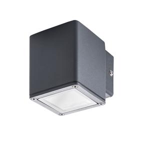 Āra sienas lampa Kanlux, 10W, LED, IP44, antracīta krās., 10.2 cm x 8.8 cm