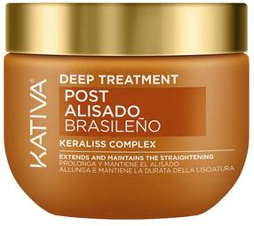 Маска для волос Kativa Hyaluronic Keratin Q10 Post Straightening, 300 мл
