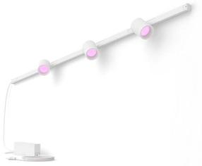 Išmanusis šviestuvas sieninis Philips Hue Perifo 3, LED, 2000 - 6500 °K, 3 x 15.6 W, balta sp. / balta sp.