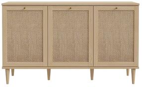 Komoda Forte Calasetta CQSK231-D95D, medžio sp., 90 cm x 150 cm x 41 cm