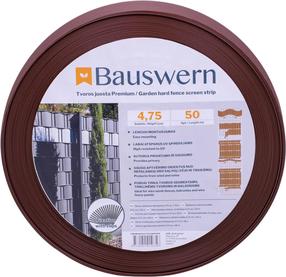 Piirdeaia lint Bauswern, pruun v.