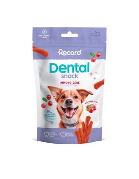 Skanėstas šunims Record Dental Immuno Care, spanguolės, 0.075 kg