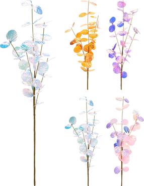Mākslīgais zars, eikalipts, (krāsa/dizains tiek izvēlēts nejauši), 60 cm