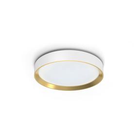 Lampa griesti Philips Hanno 929004116001, LED, 4000 °K, 1 x 24 W, balta krās. / zelta krās.