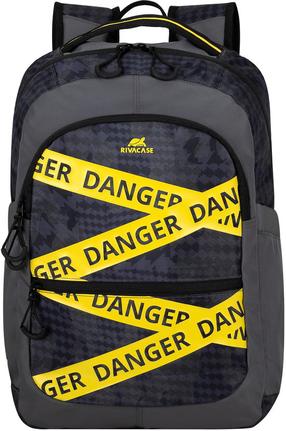 Portatīvā datora mugursoma Rivacase Urban 5431, melna krās., 20 l, 15.6"