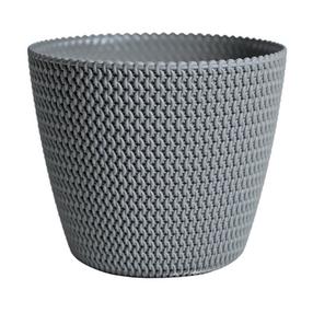 Lillepott Prosperplast Splofy DSP160, plastik, Ø 15.7 cm, hall v.